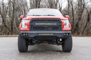 Ford F-150 Tow Hook to Shackle Conversion Kit - Rough Country - Black - '09-'20